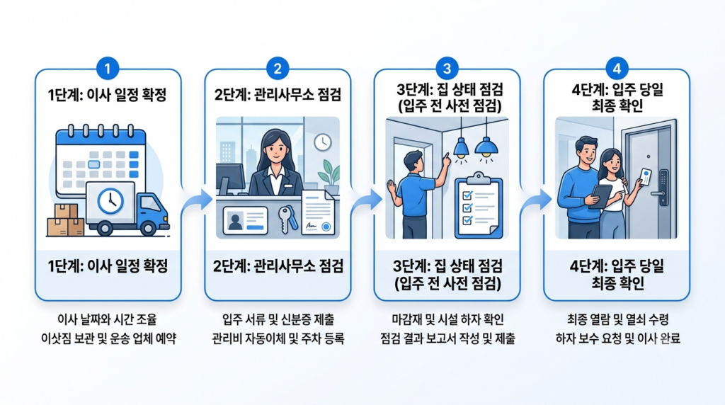 아파트 입주 전 확인사항 및 준비 절차