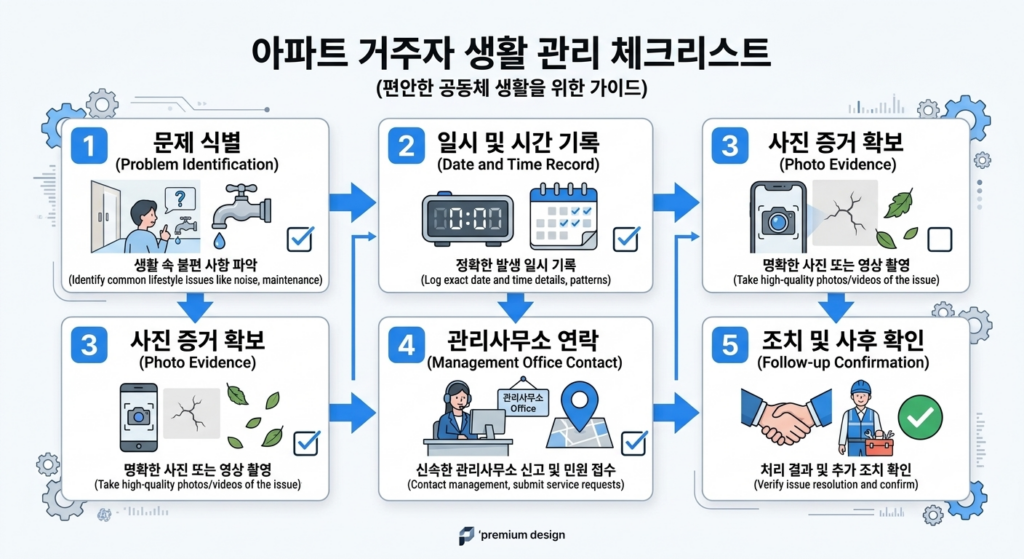 아파트 생활민원 체크리스트