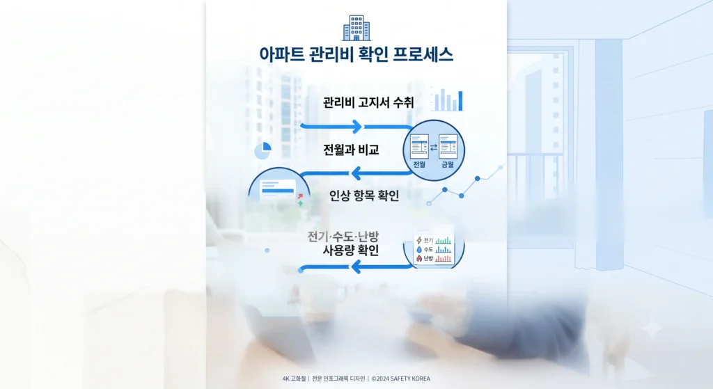 아파트 관리비 확인 순서