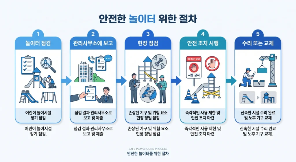 아파트 놀이터 안전점검 및 신고 절차