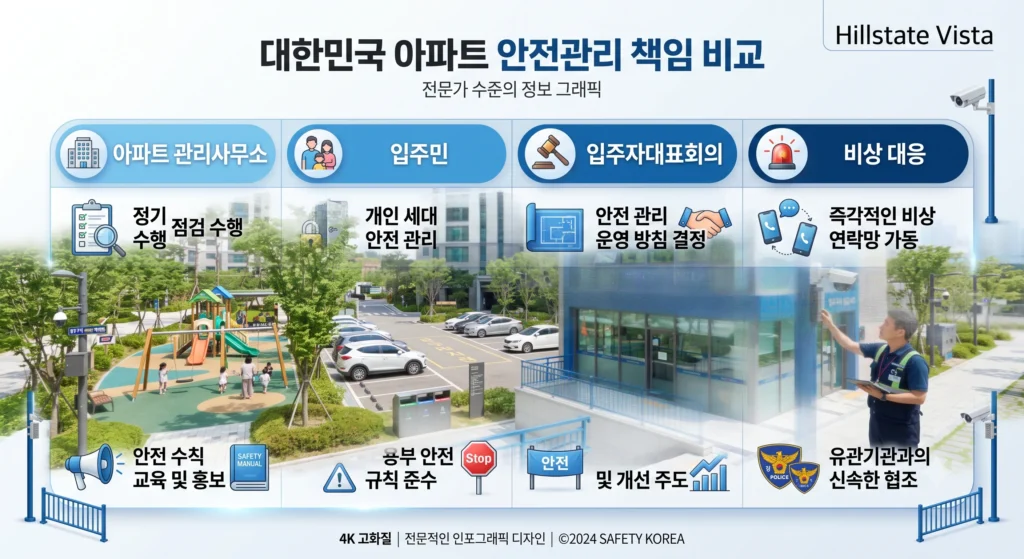 아파트 안전관리 책임 구분표