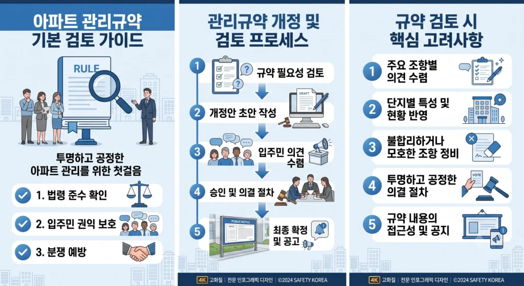 관리규약 개정 체크리스트