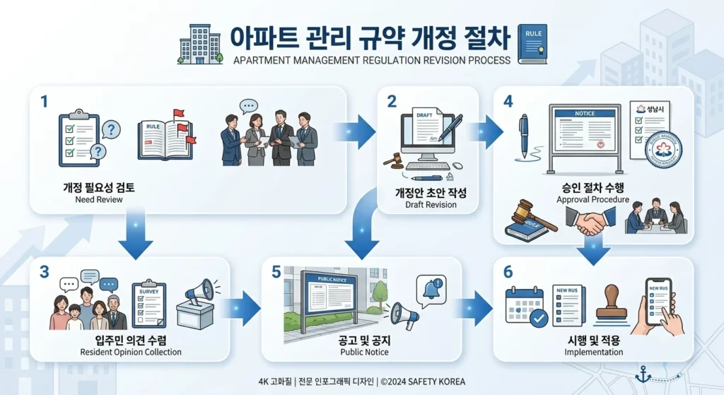 아파트 관리규약 변경 절차